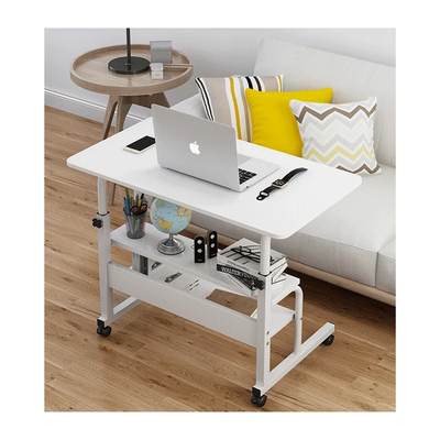 Adjustable Laptop Table with Bookshelf – Work, Study & Relax