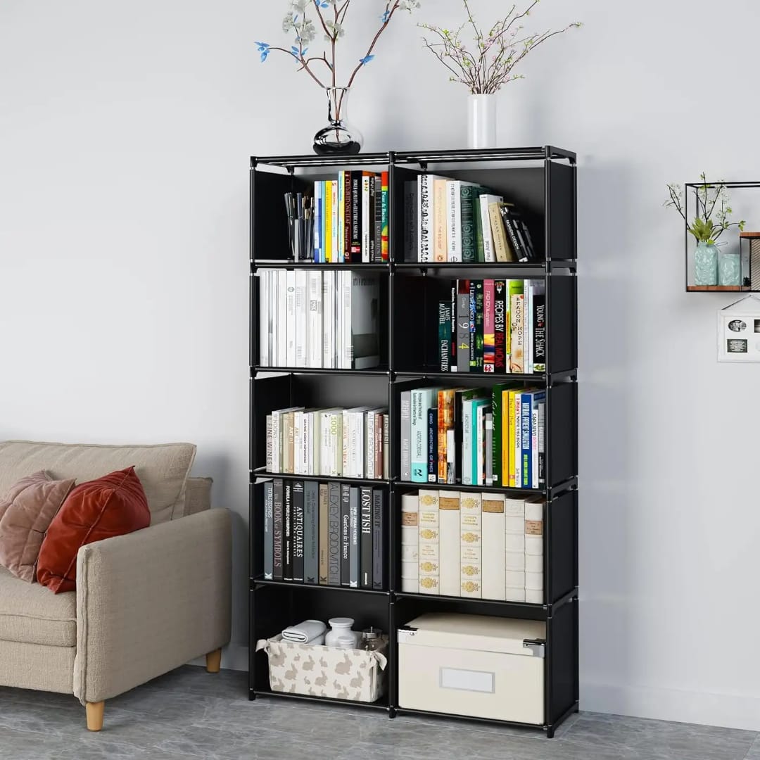 Organize Smarter with Our Portable Bookshelf Rack