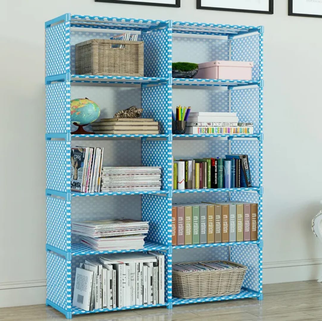 Organize Smarter with Our Portable Bookshelf Rack