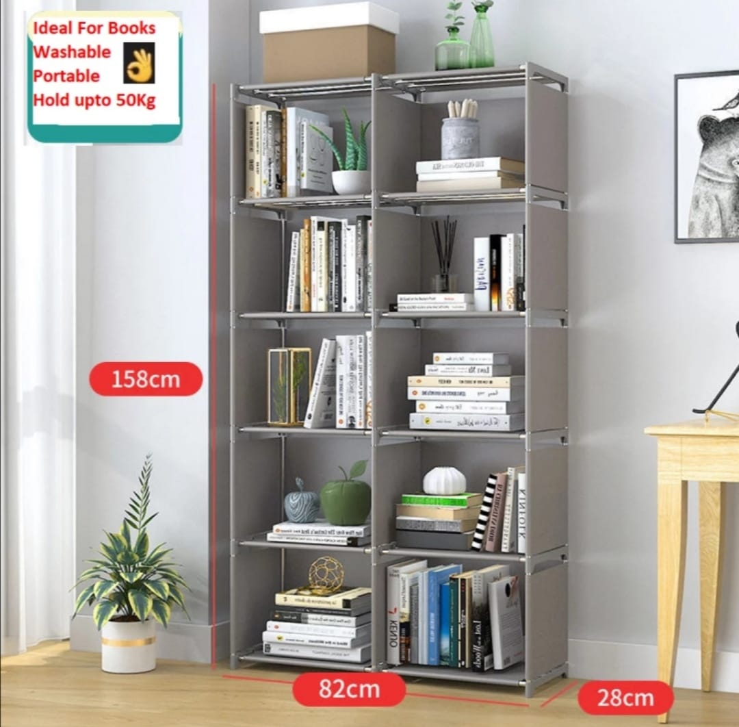 Organize Smarter with Our Portable Bookshelf Rack