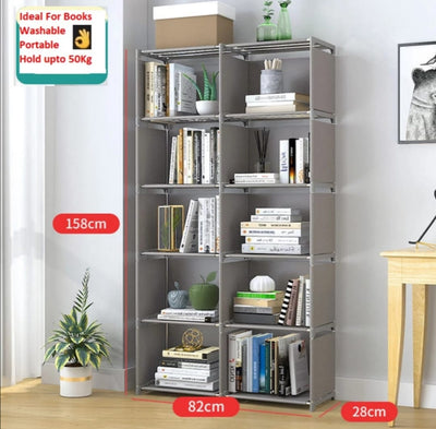 Organize Smarter with Our Portable Bookshelf Rack
