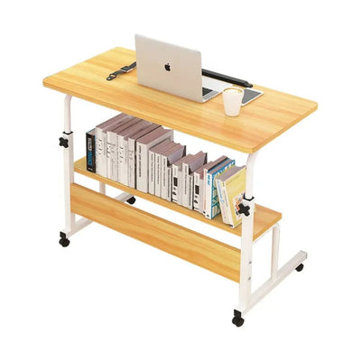 Movable & Adjustable Height Laptop Desk – Ideal for Home, Office & Bedside Use